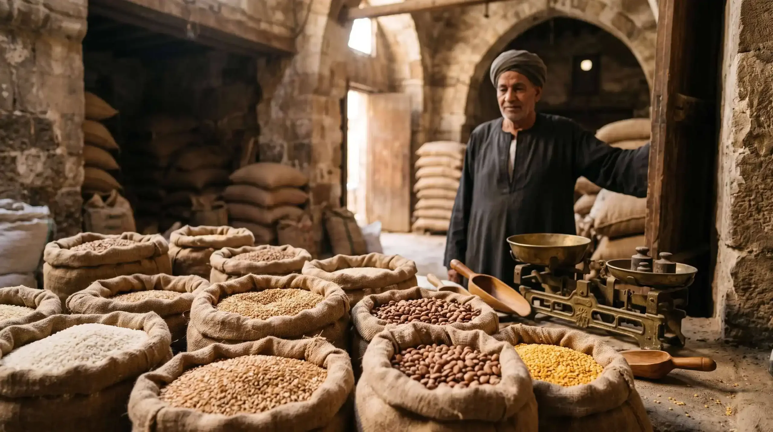 أسعار الحبوب اليوم القمح والأرز والفول والعدس في البورصة السلعية المصرية