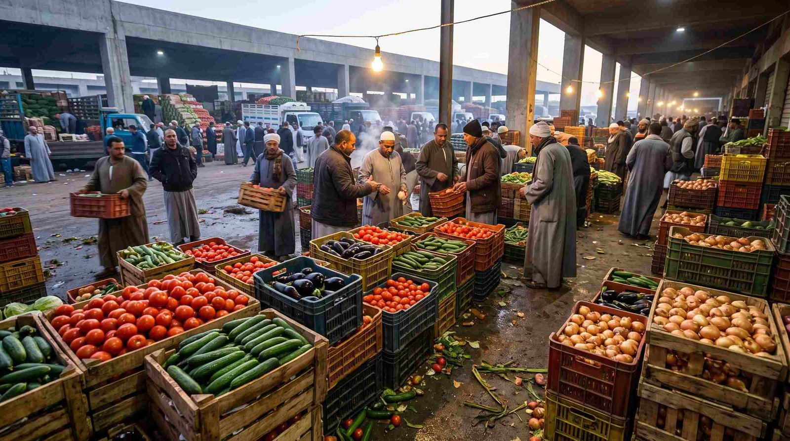 أسعار الخضروات اليوم في سوق العبور للجملة ومحلات التجزئة المصرية